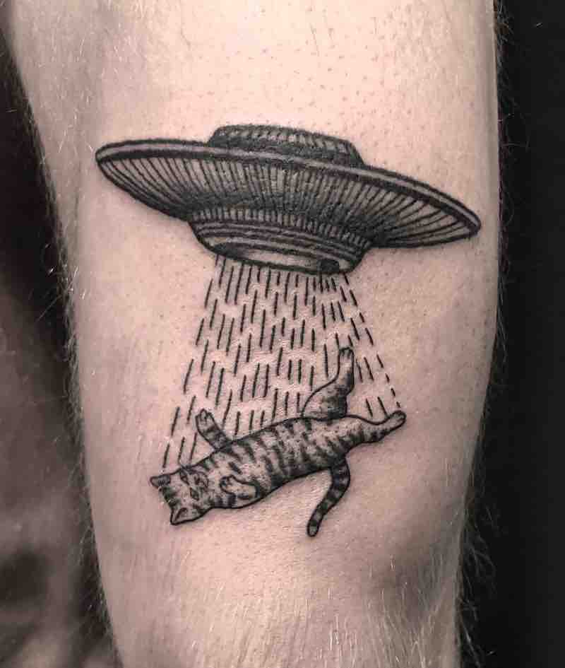UFO Tattoo by Jack Ankersen