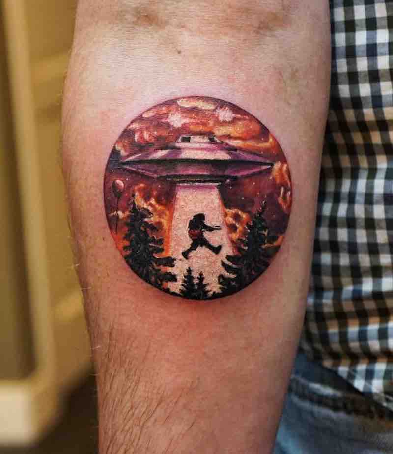 UFO Tattoo by Ksu Arrow