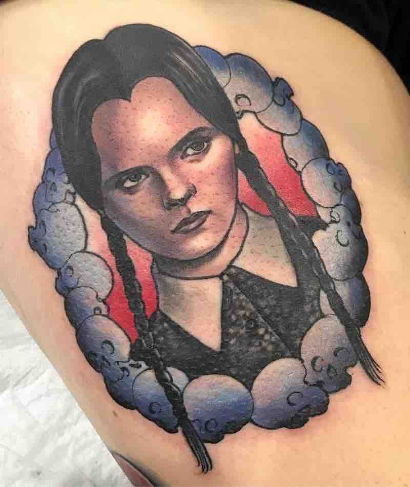 Wednesday Addams Tattoo by Sophie Lewis