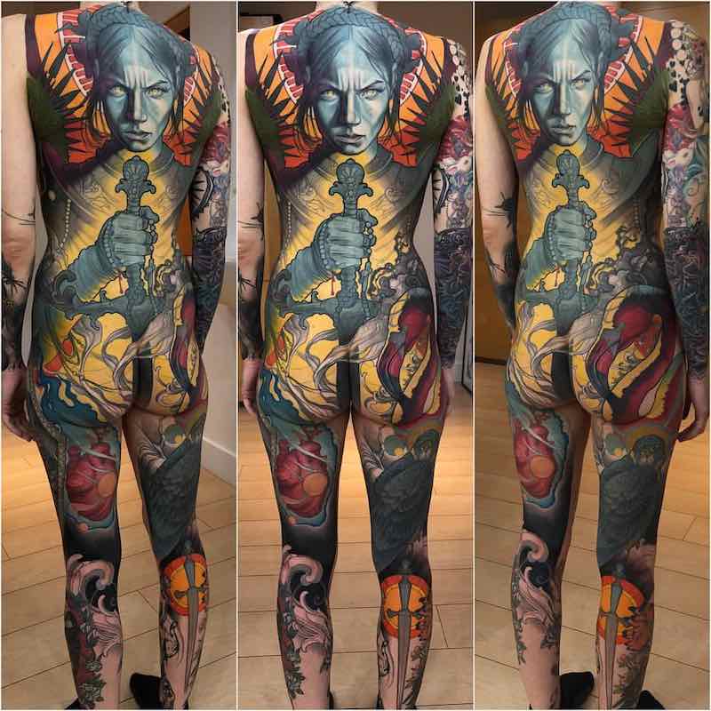 Back Tattoo by Steve Moore