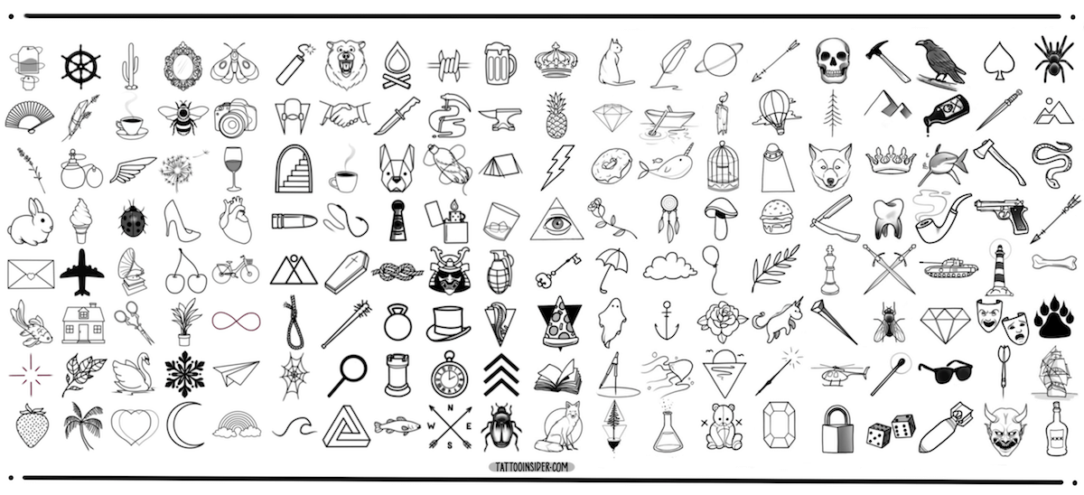 Temporary Tattoo Stickers Of Small Crown Cross Keys Snowflakes  Diamonds Mix Designs For Men and Women Size 105x6cm 10 pcs