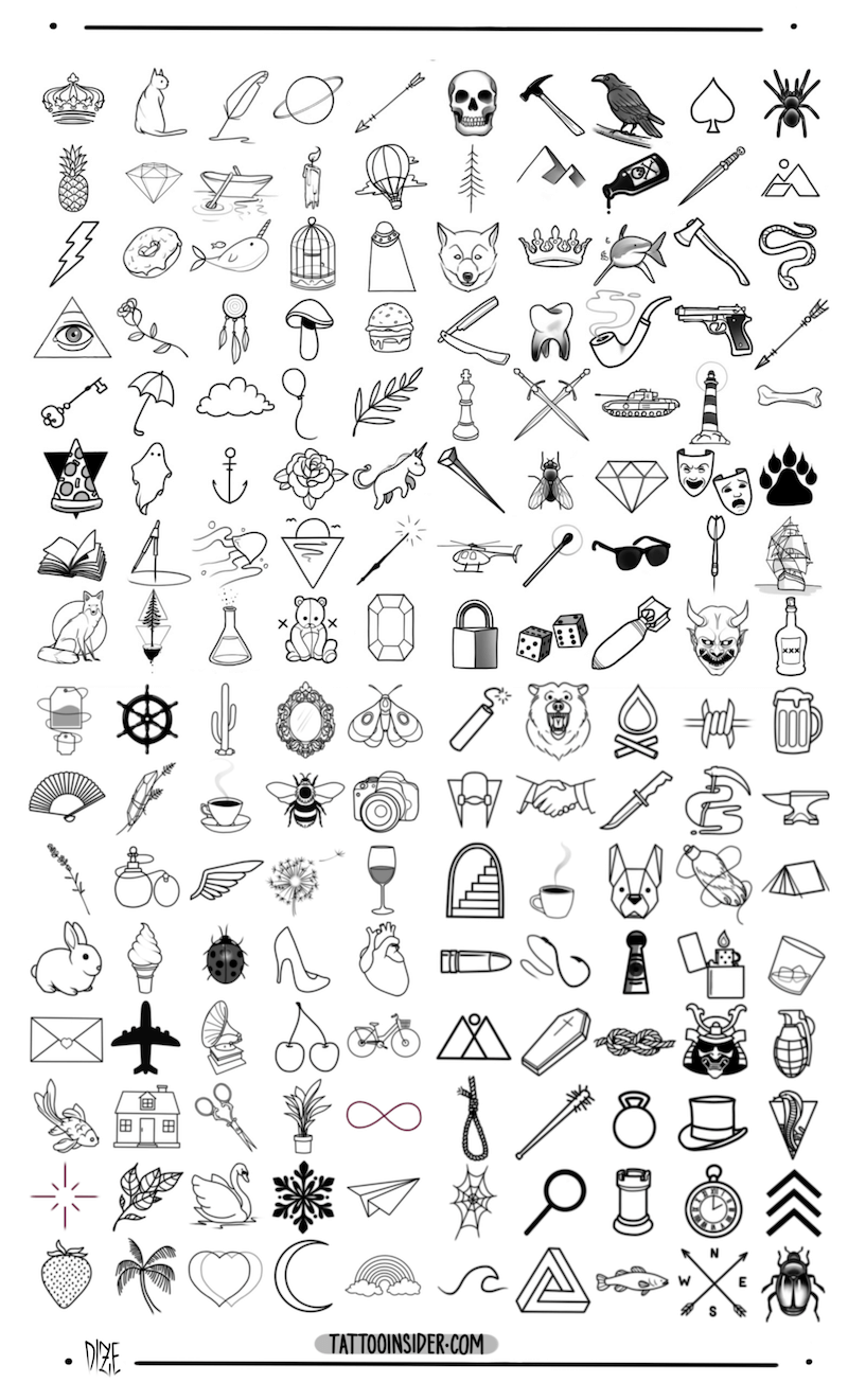Small Tattoo Designs for Men and Women