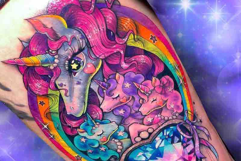 Unicorn Tattoo 2 by Laura Anunnaki FI