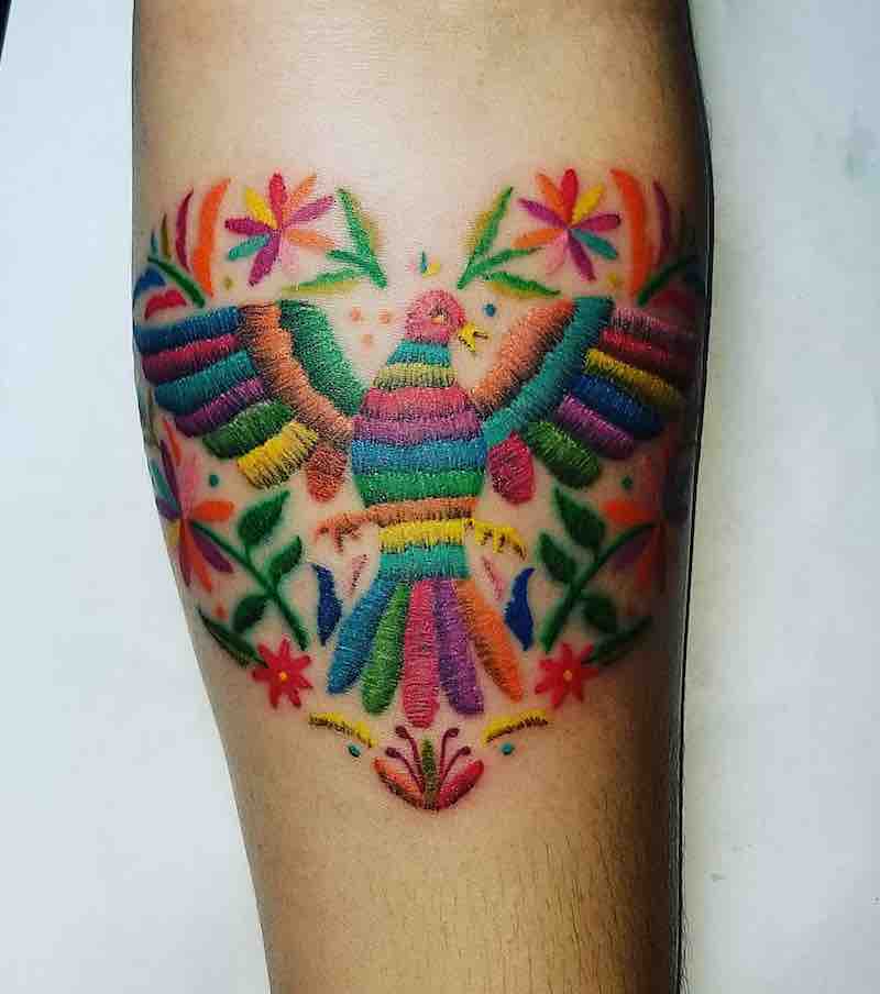 Embroidery Tattoo by Rogelio Vazquez