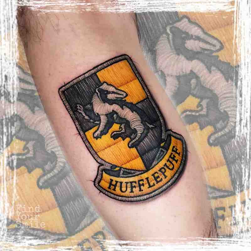 Harry Potter Embroidery Tattoo by Russell Van Schaick