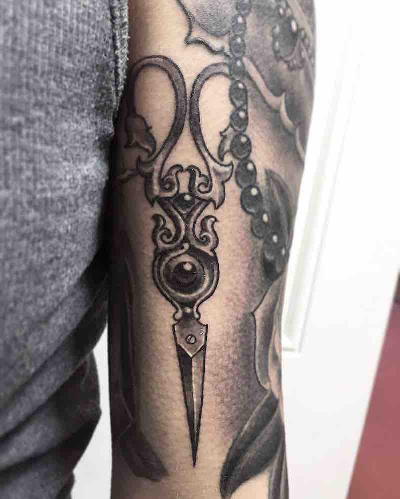 Scissor Tattoo by Lee Compton