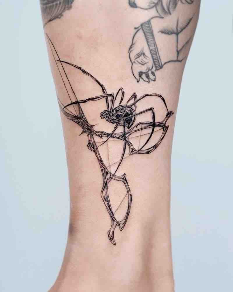 Scissors Tattoo by Bium Tattoo