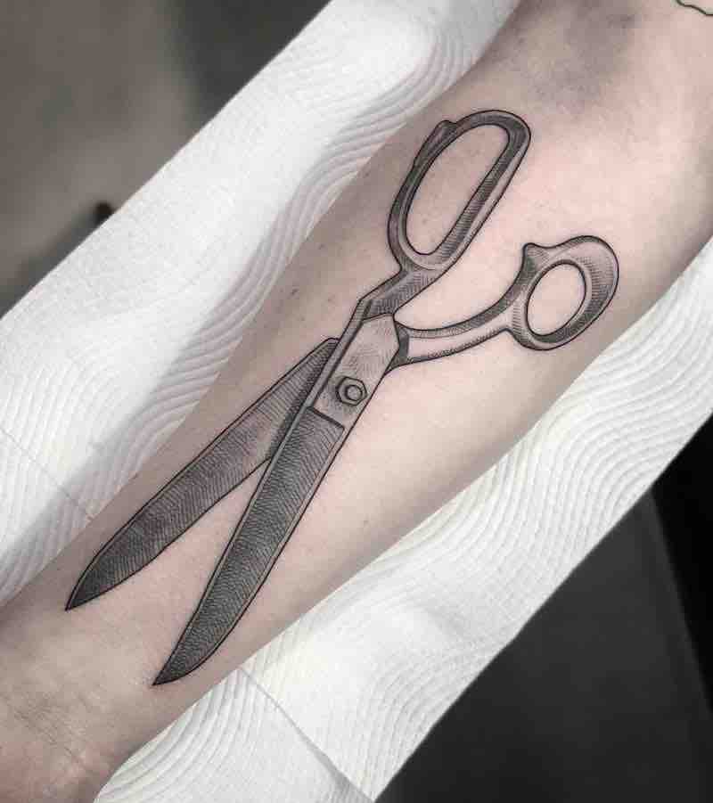 Scissors Tattoo by Eddy Lou