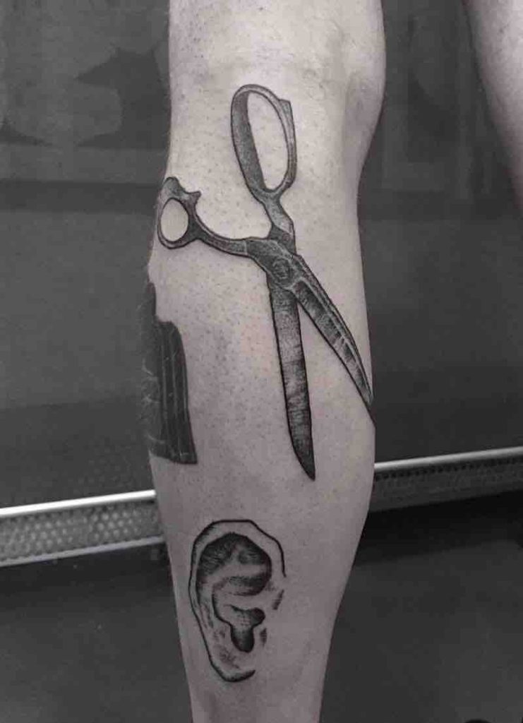 Scissors Tattoo by Johannes Folke B