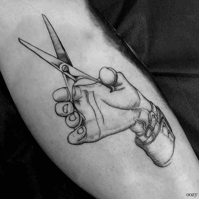 Scissors Tattoo by OOZY